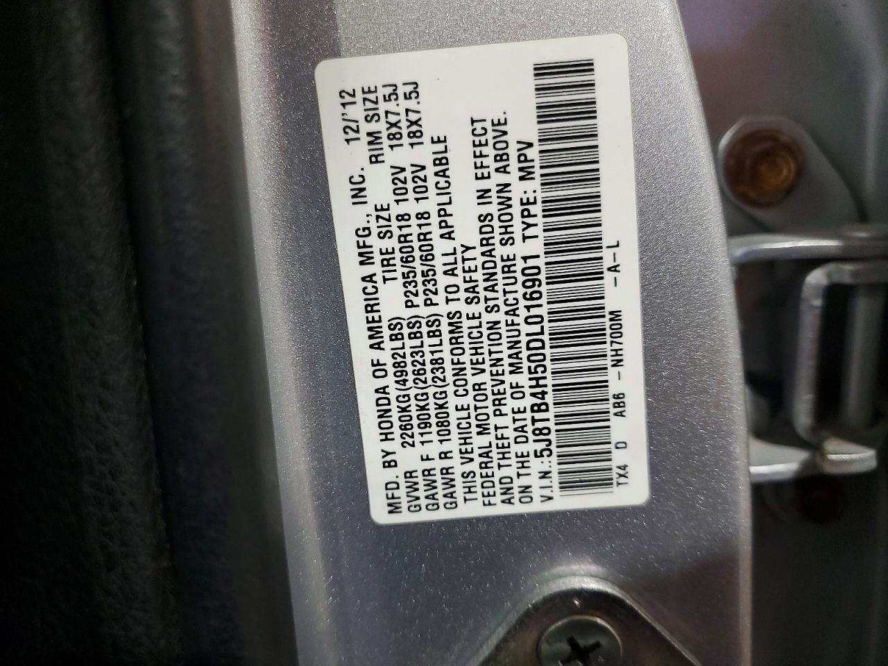 2013 ACURA RDX