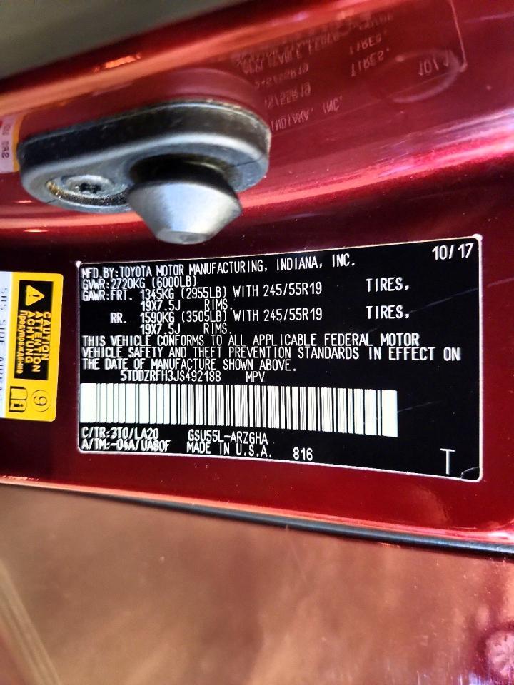 2018 TOYOTA HIGHLANDER
