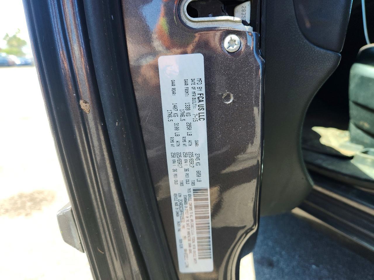 2015 DODGE GRAND CARAVAN
