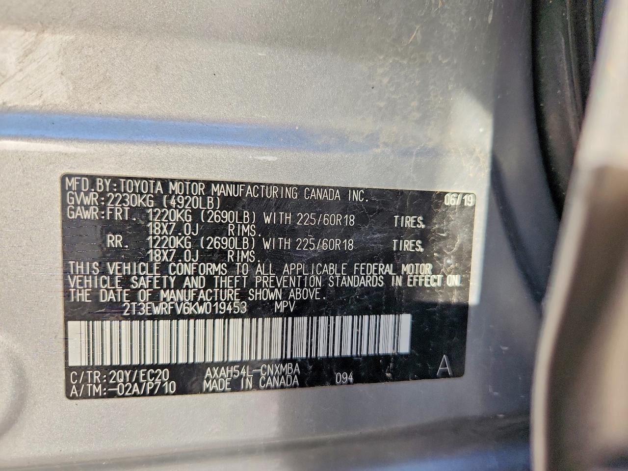 2019 TOYOTA RAV4