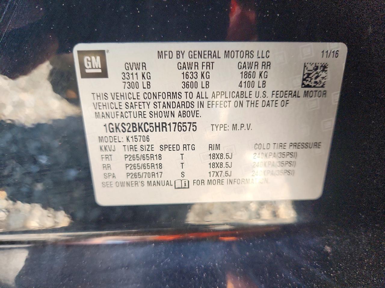 2017 GMC Yukon