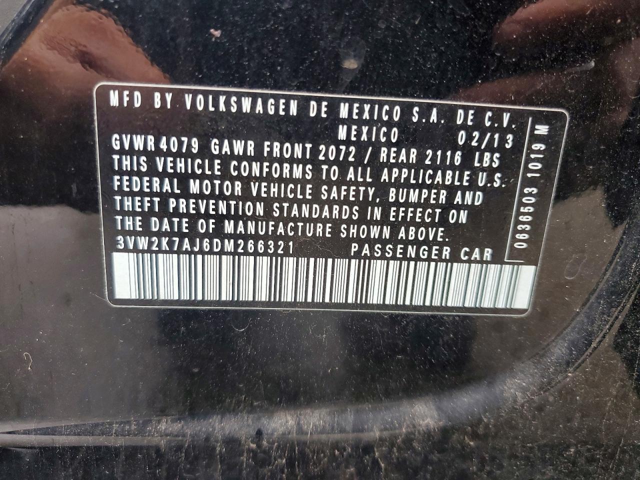 2013 VOLKSWAGEN JETTA