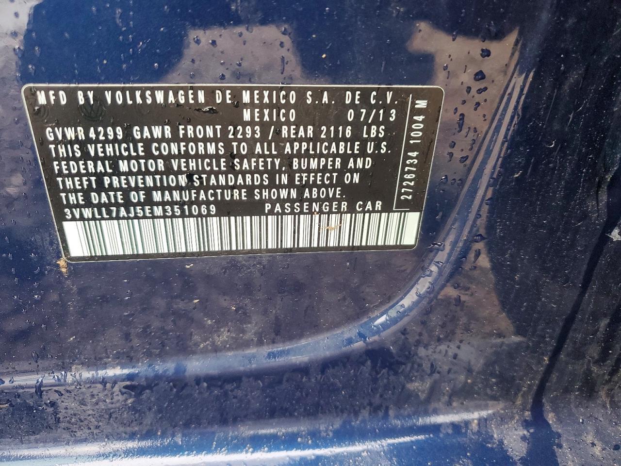 2014 VOLKSWAGEN JETTA