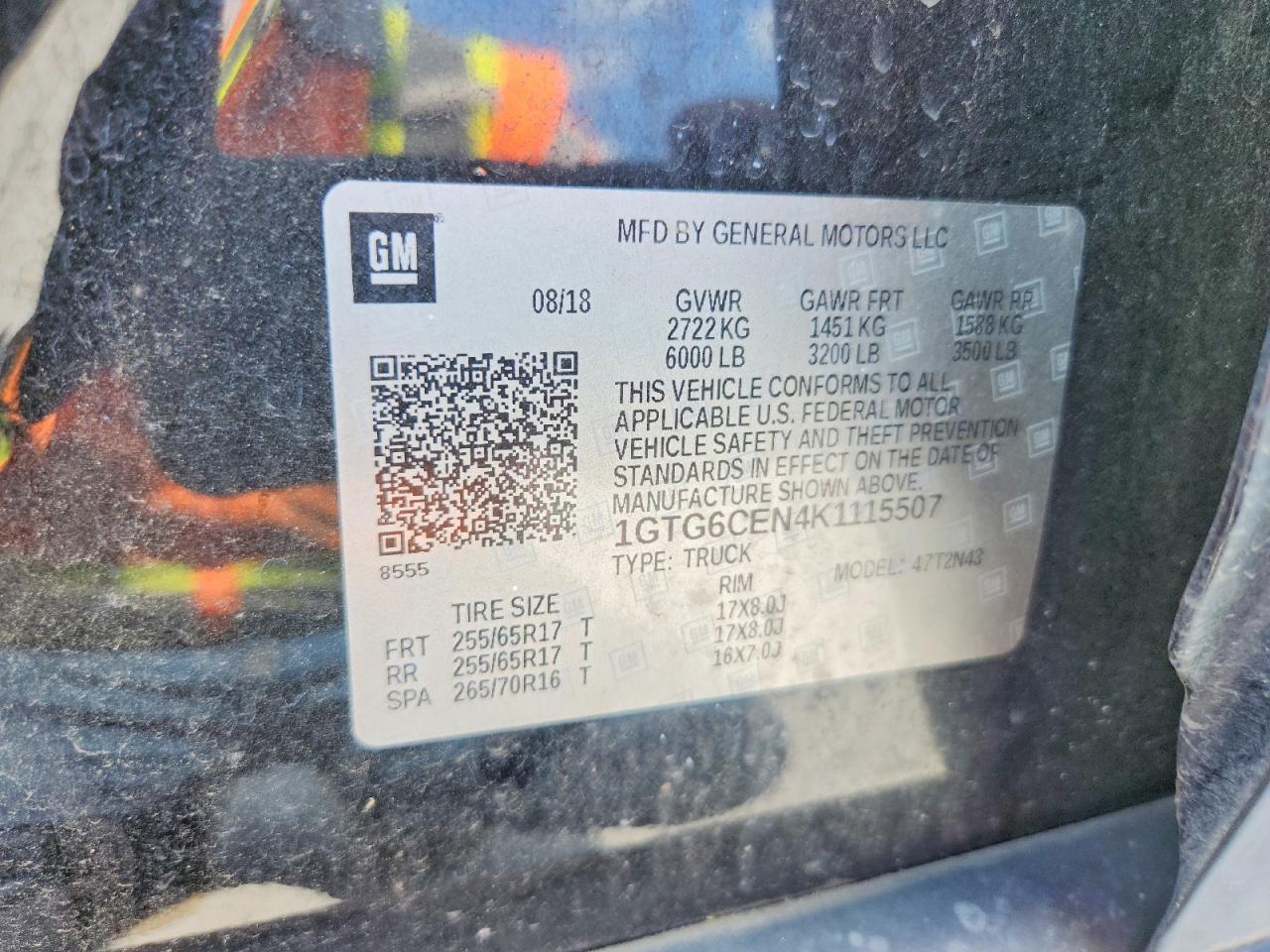 2019 GMC CANYON