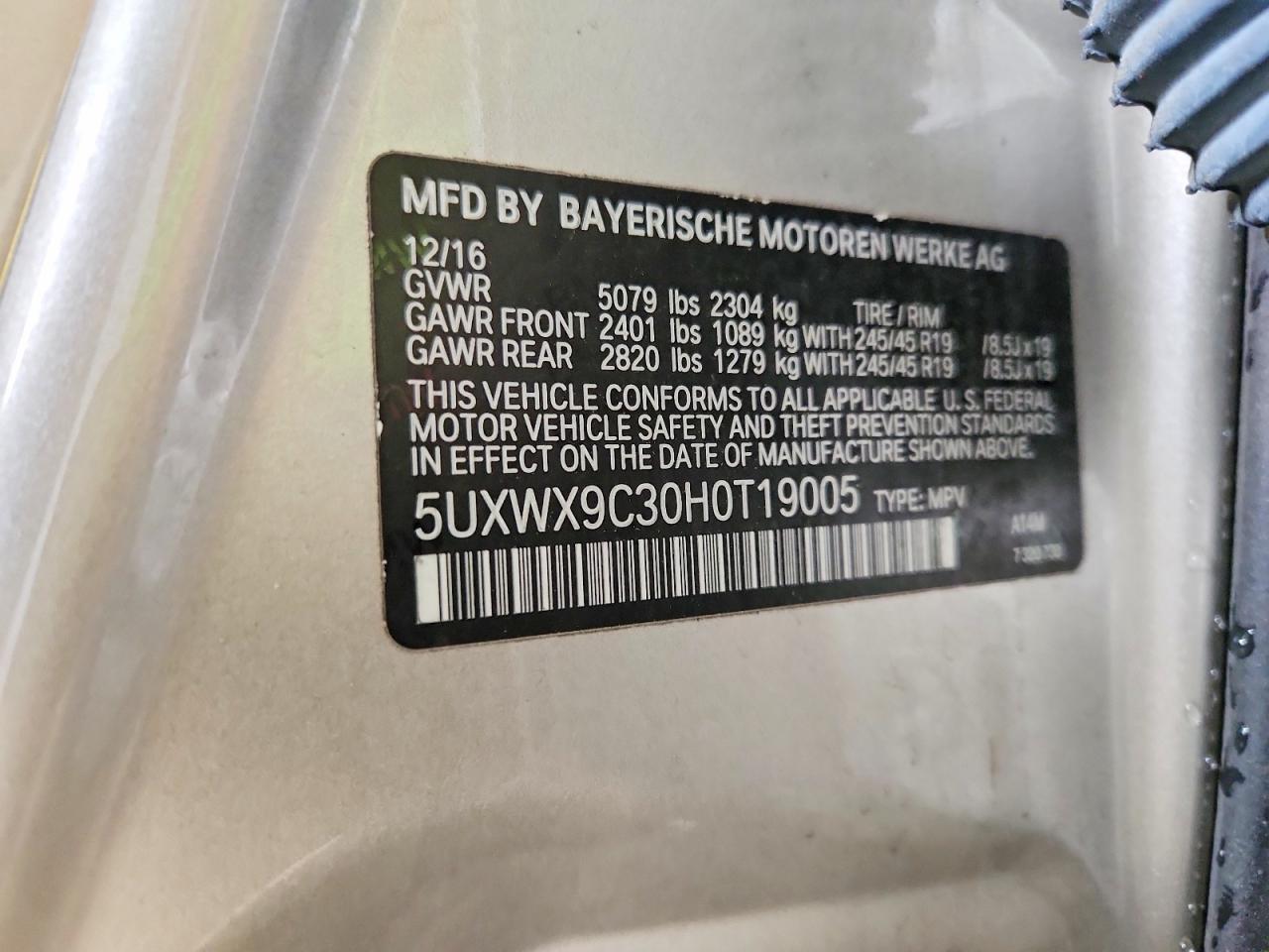 2017 BMW X3