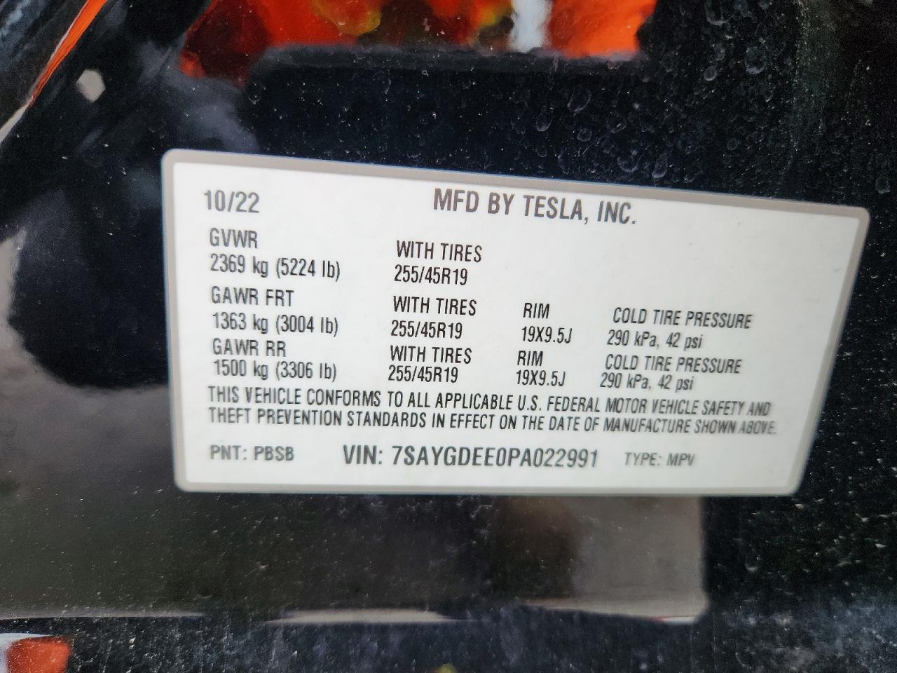 2023 TESLA MODEL Y