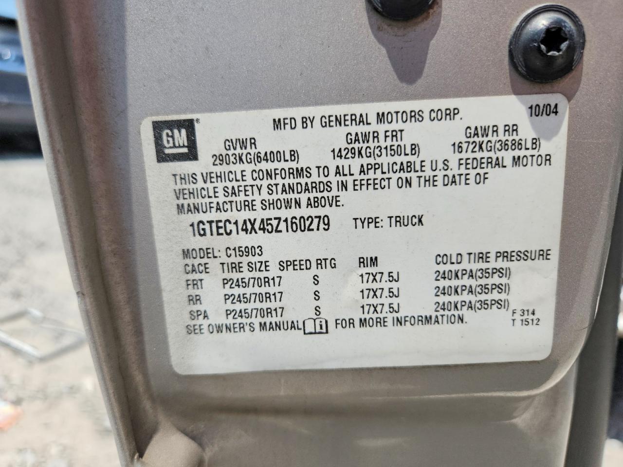 2005 GMC Sierra