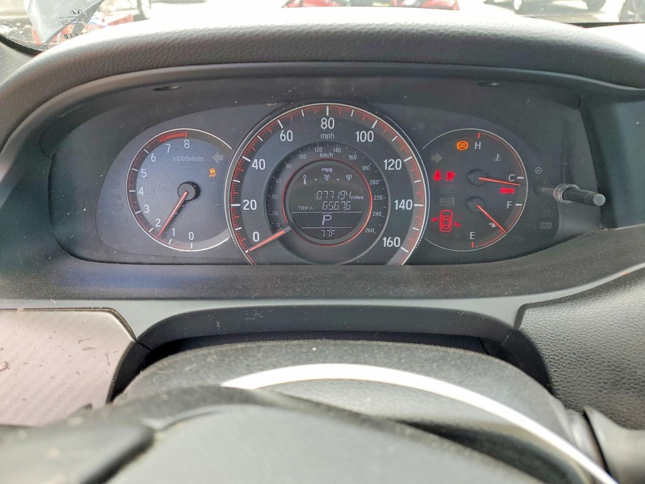 2016 HONDA ACCORD