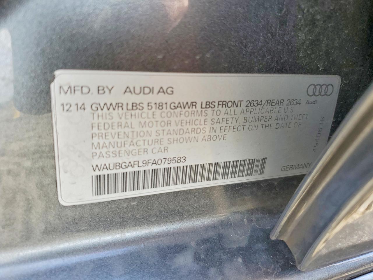 2015 AUDI S4