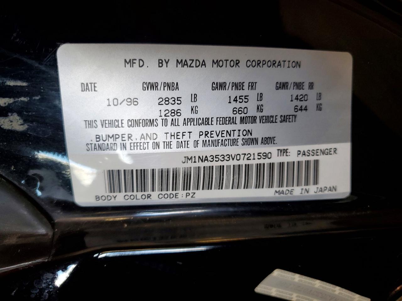 1997 MAZDA MX-5 Miata