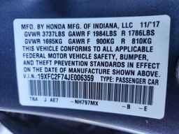 2018 HONDA CIVIC