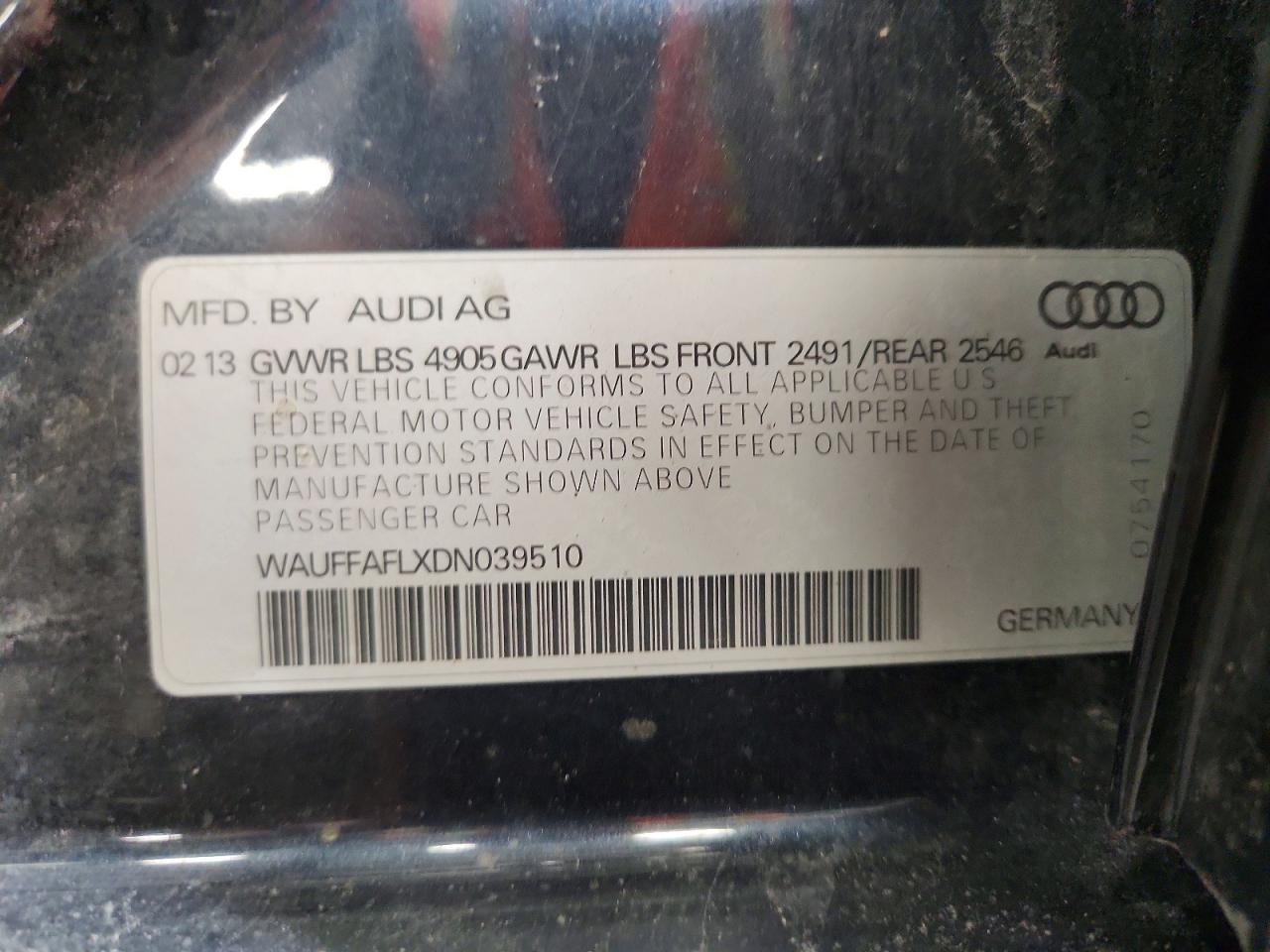 2013 AUDI A4