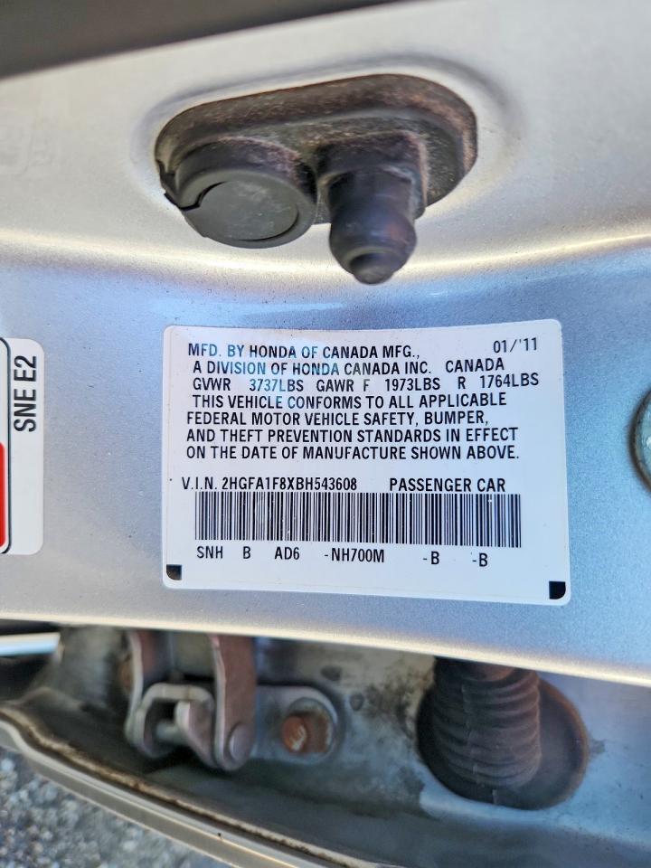 2011 HONDA CIVIC