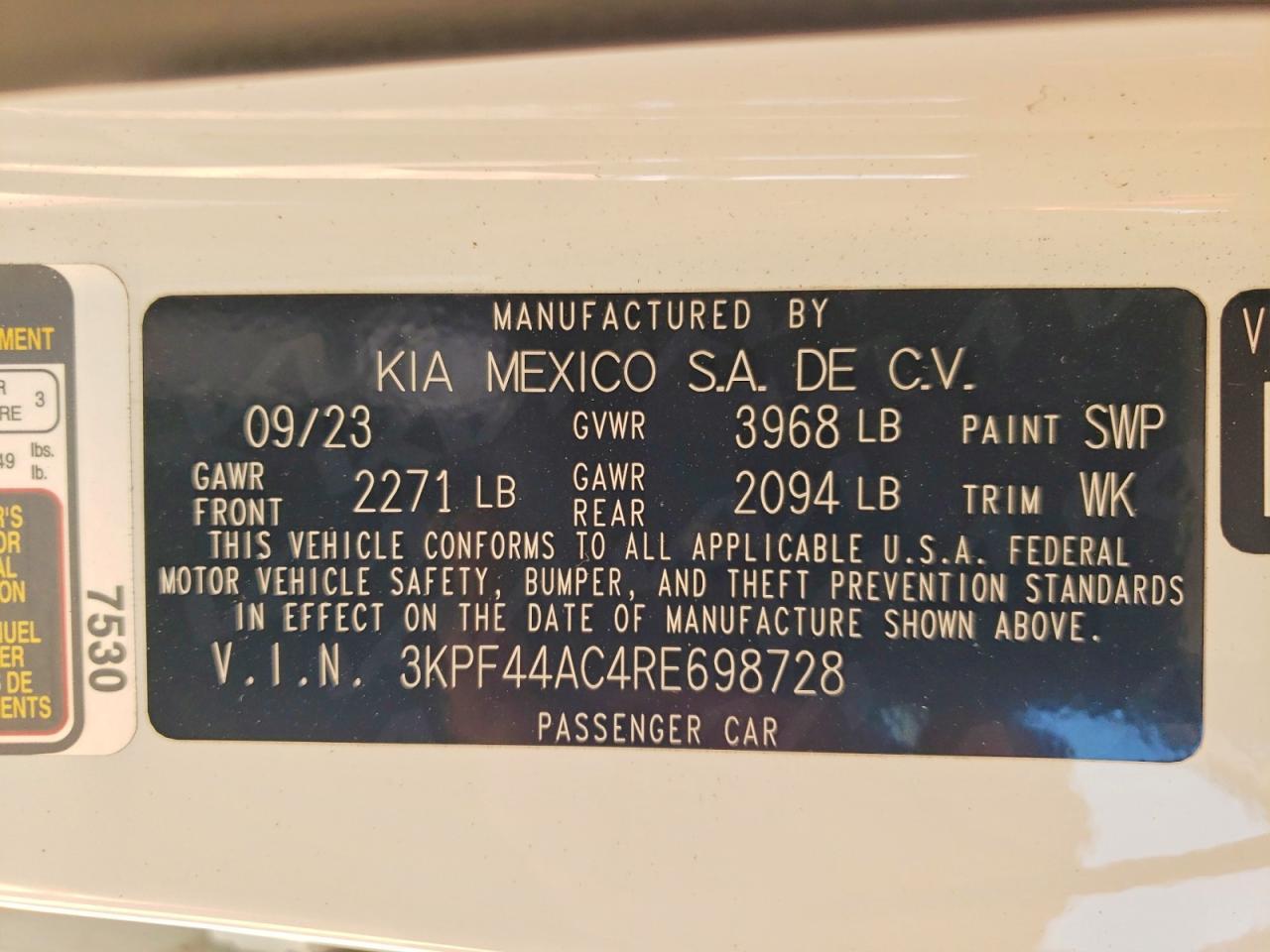 2024 KIA FORTE