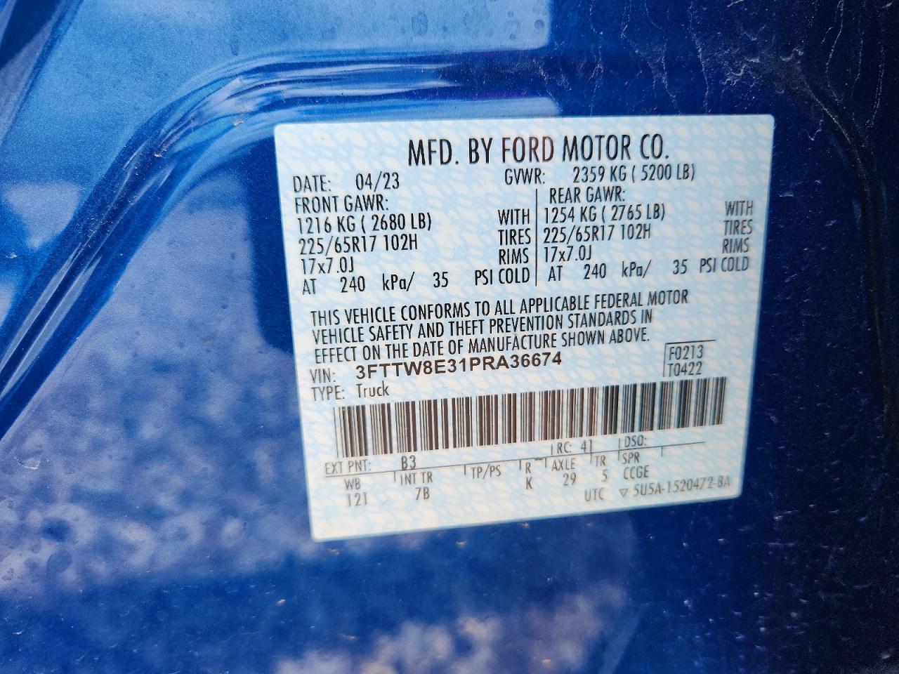 2023 FORD Maverick
