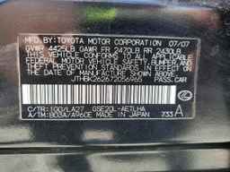 2007 LEXUS IS 250