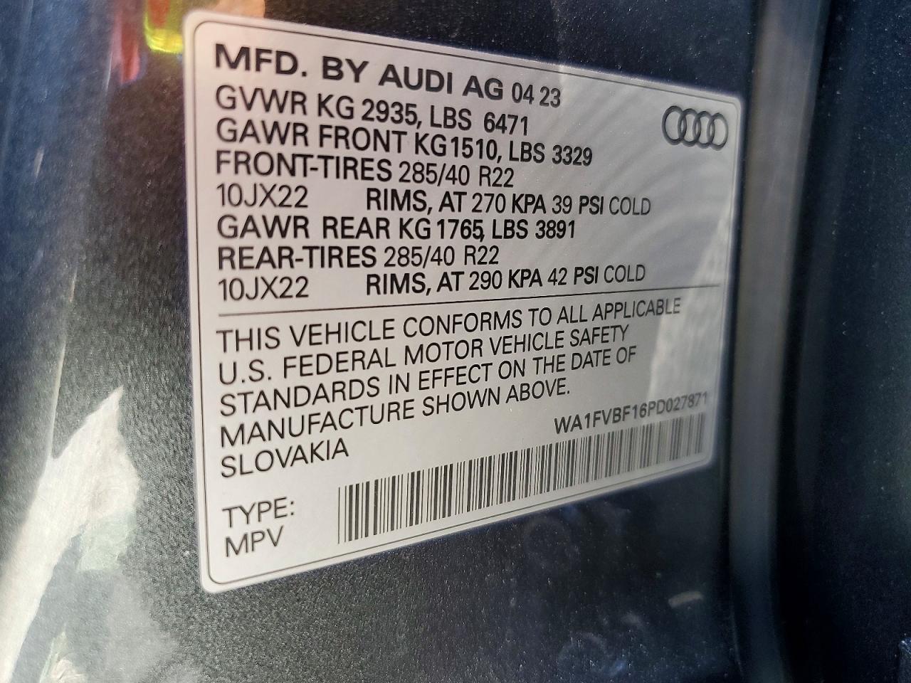 2023 AUDI Q8