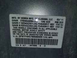 2011 HONDA PILOT