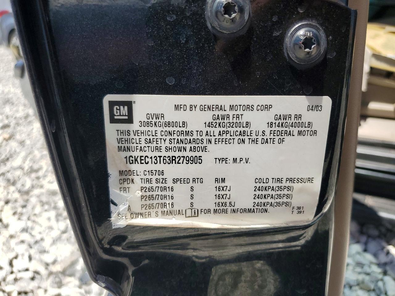 2003 GMC Yukon