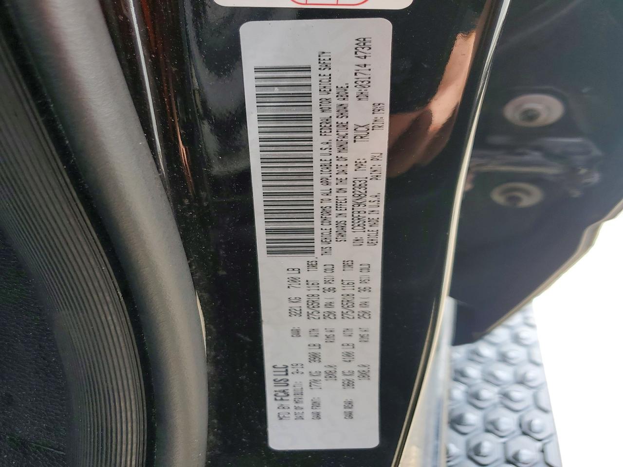 2019 RAM 1500