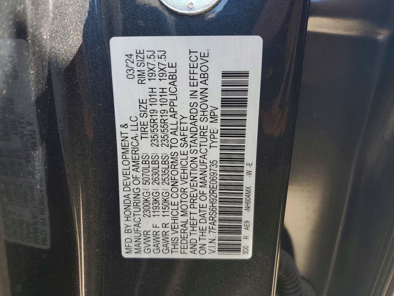 2024 HONDA CR-V