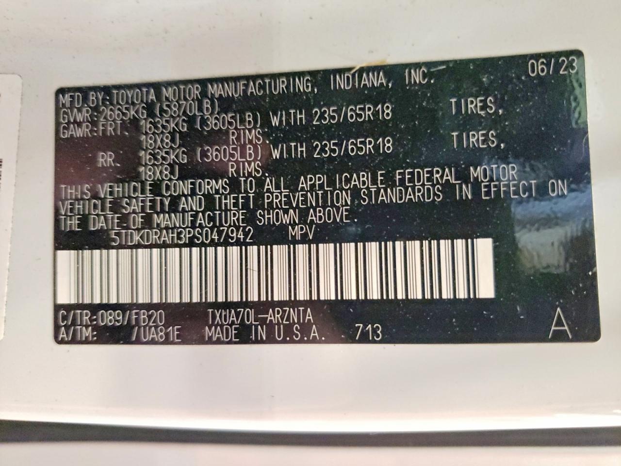 2023 TOYOTA HIGHLANDER