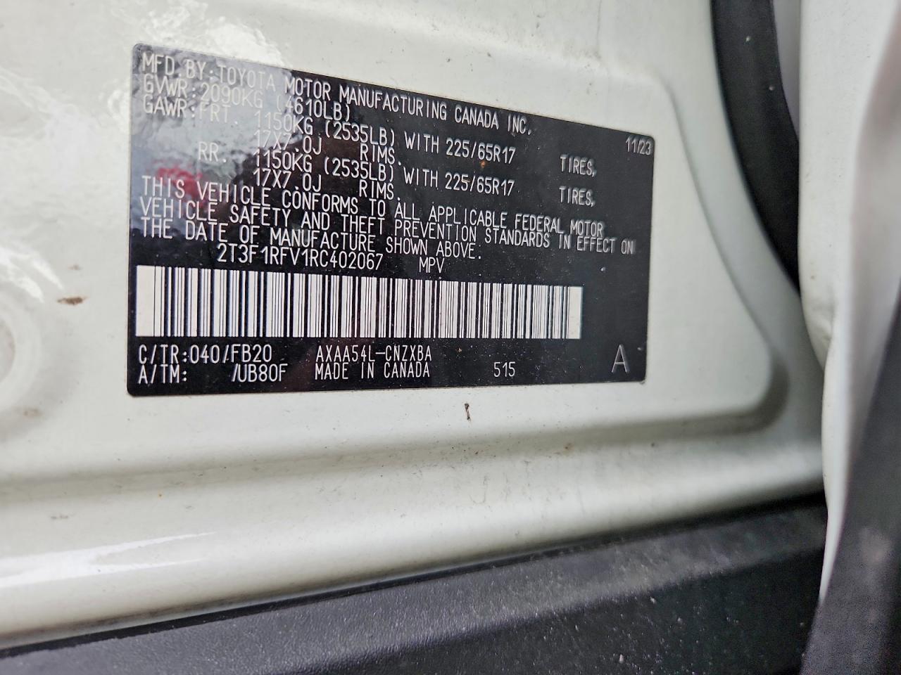 2024 TOYOTA RAV4