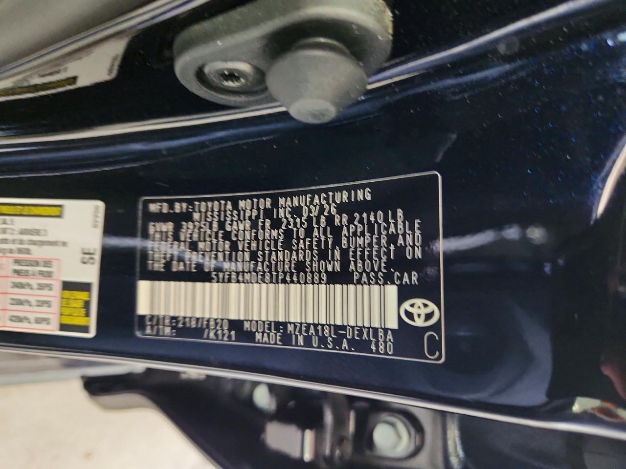 2026 TOYOTA COROLLA