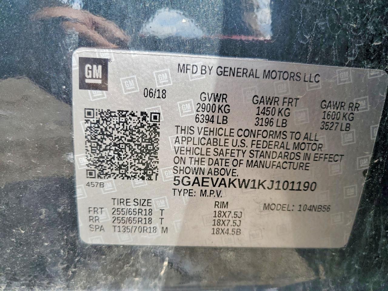 2019 BUICK ENCLAVE