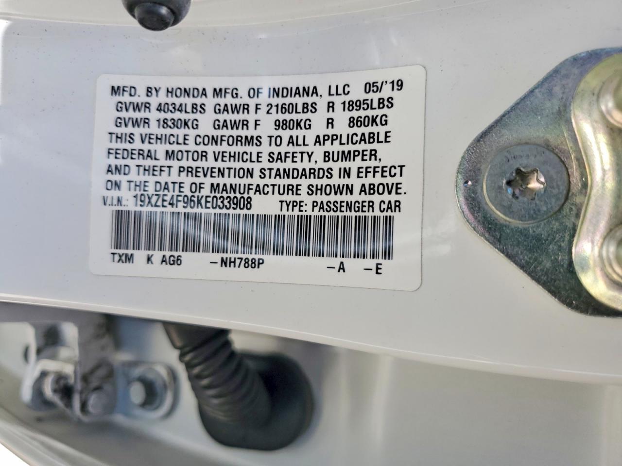 2019 HONDA Insight