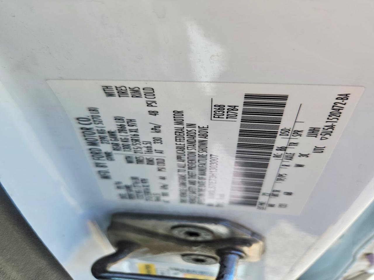 2017 FORD TRANSIT CONNECT