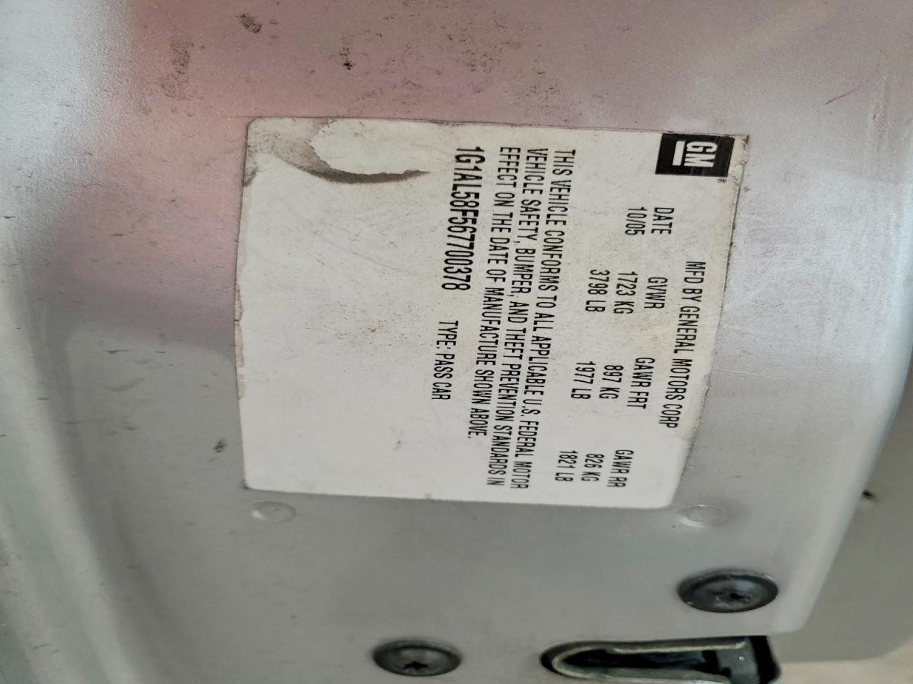 2006 CHEVROLET COBALT