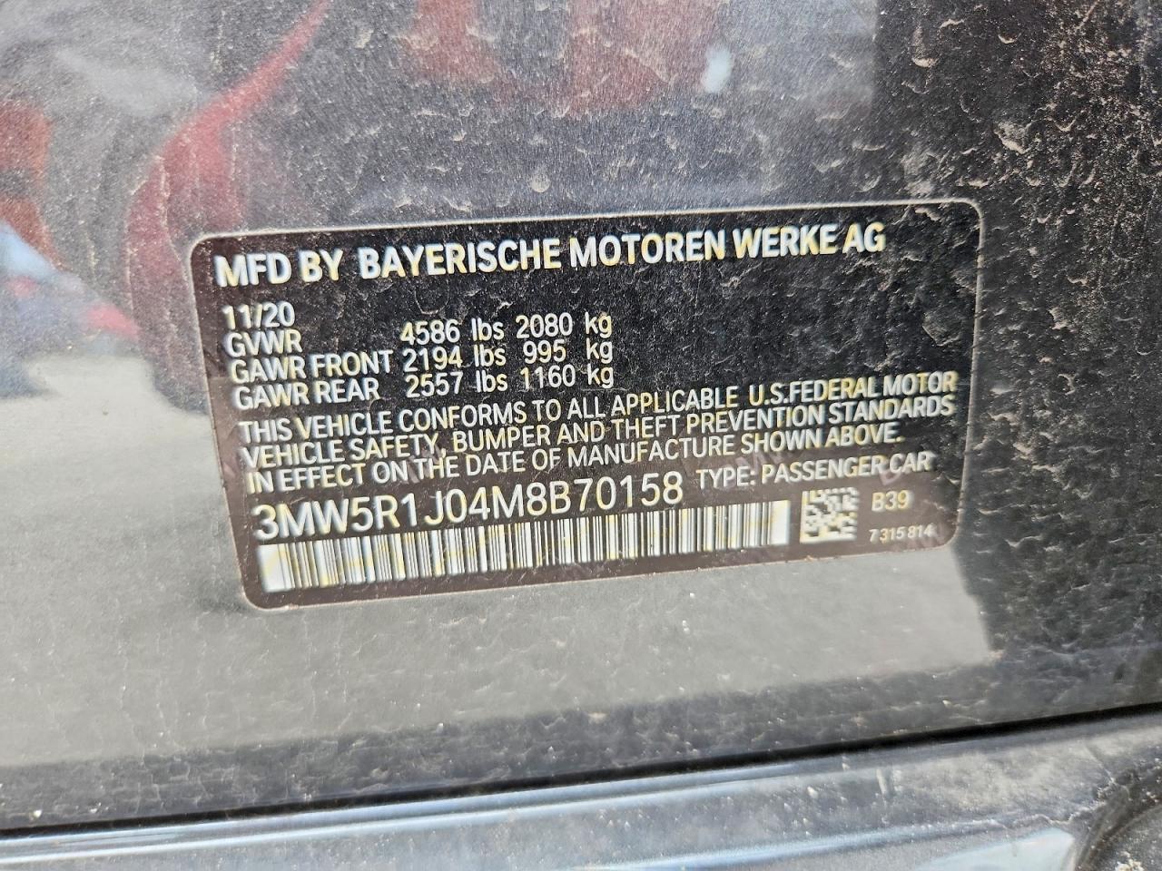 2021 BMW 3 SERIES