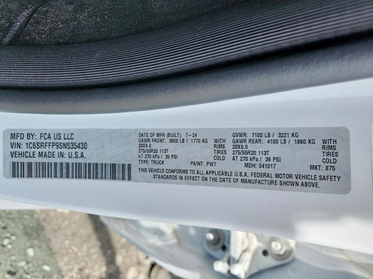 2025 RAM 1500
