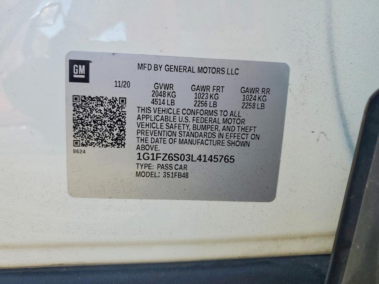 2020 CHEVROLET Bolt EV