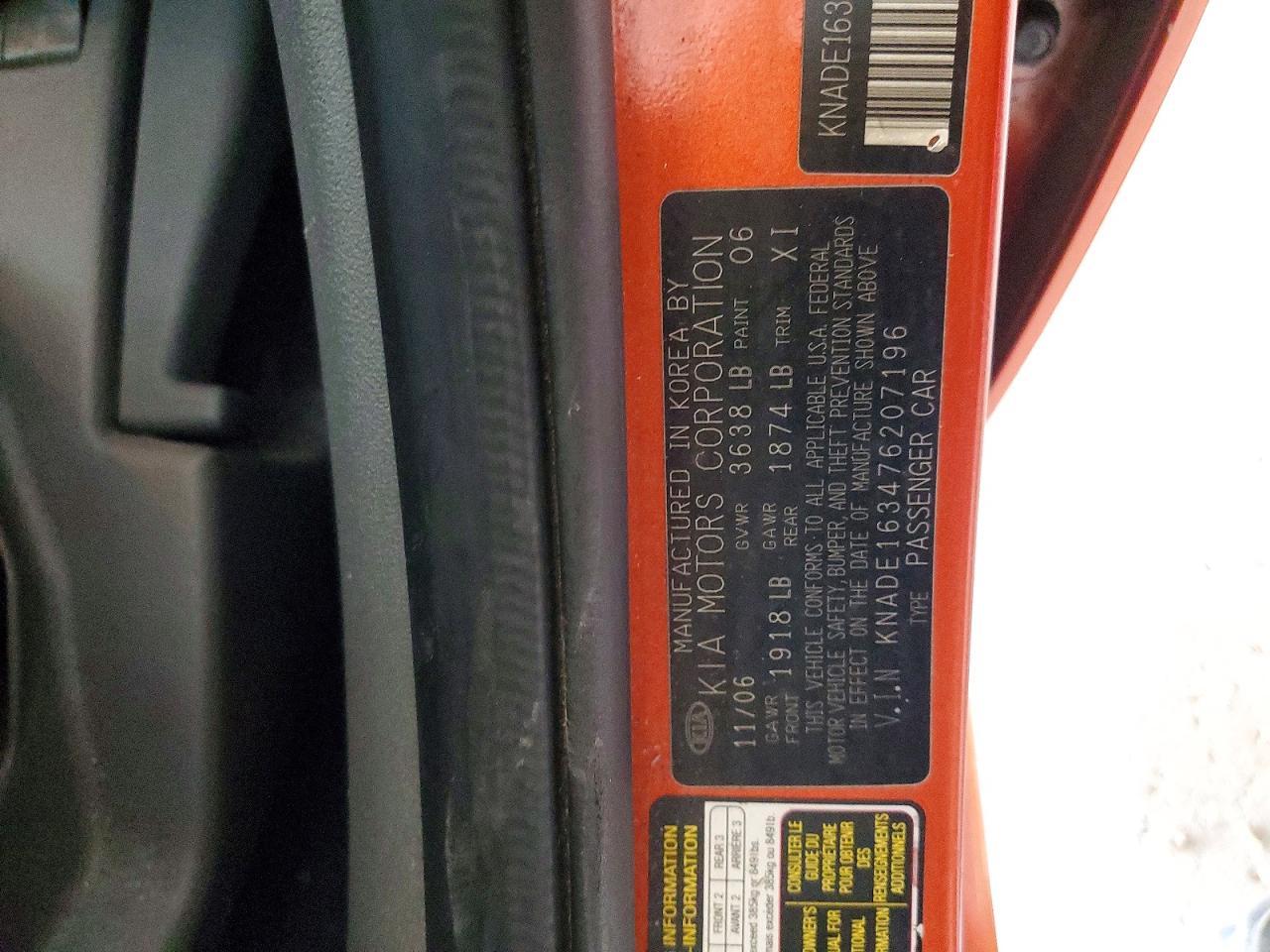 2007 KIA RIO