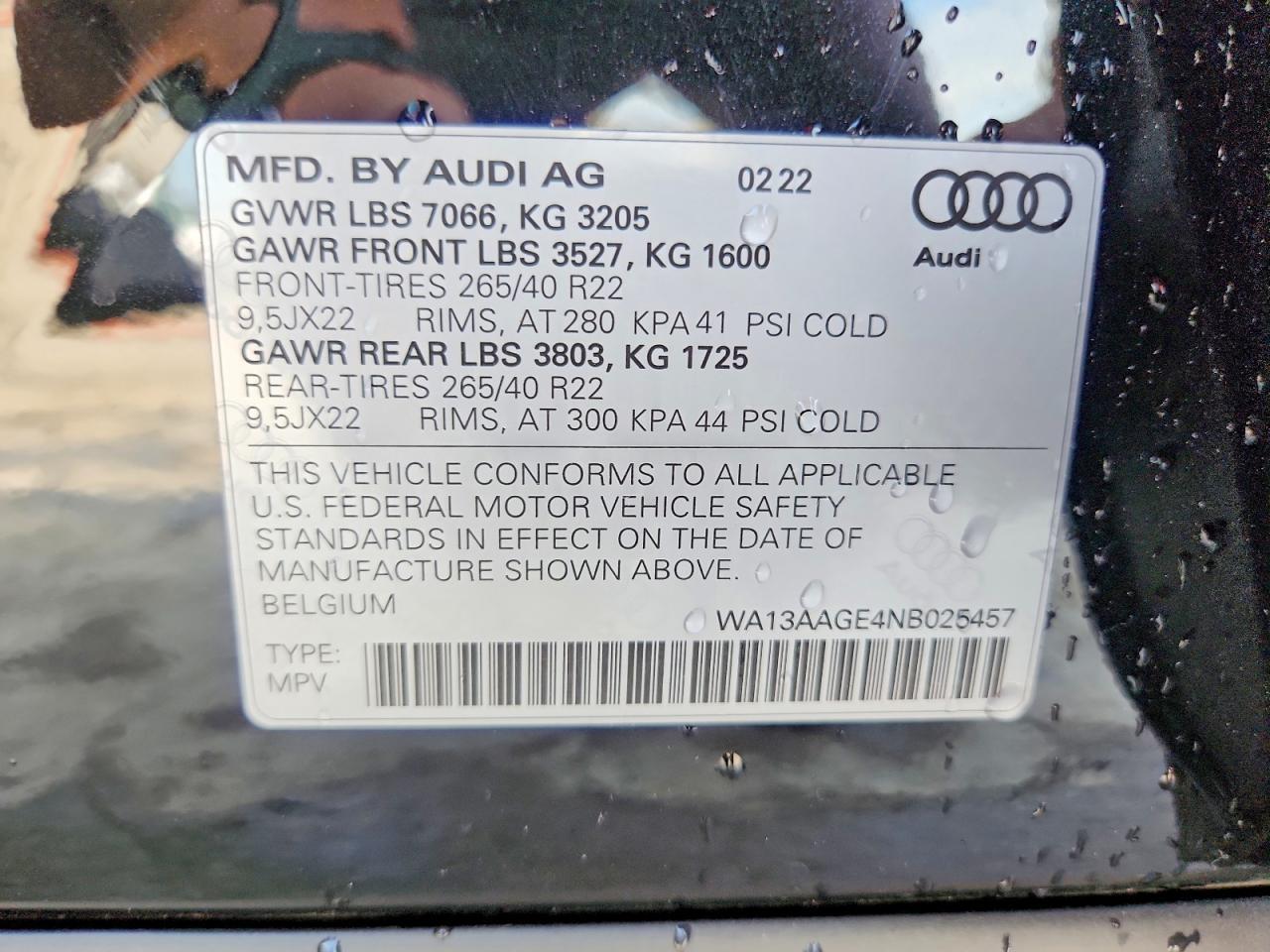 2022 AUDI e-tron Sportback