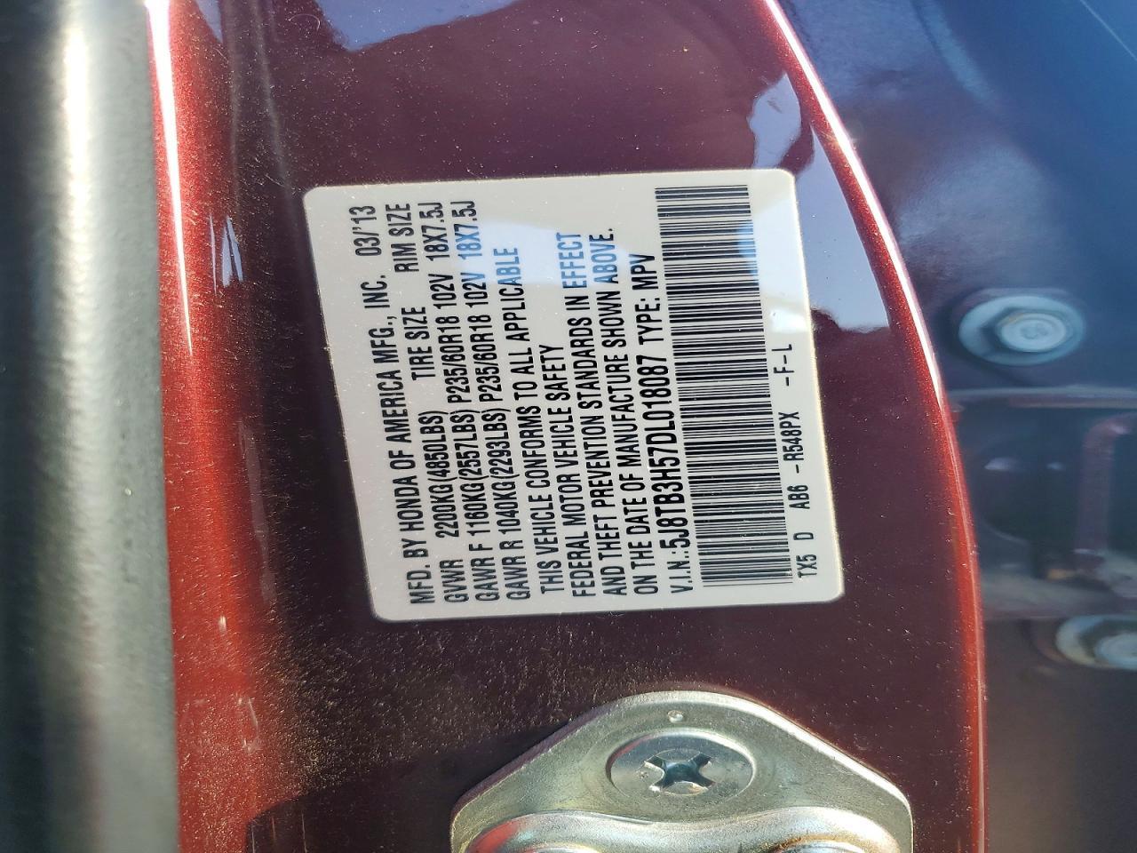 2013 ACURA RDX