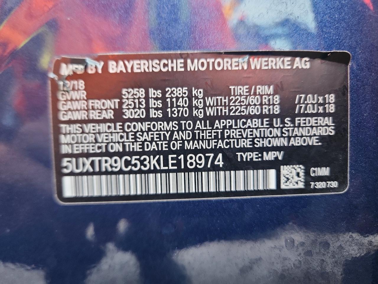 2019 BMW X3