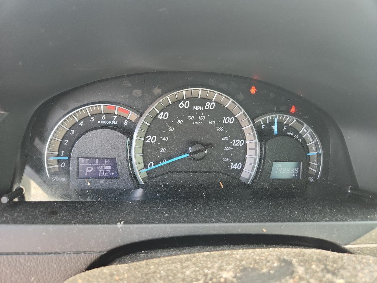 2012 TOYOTA CAMRY