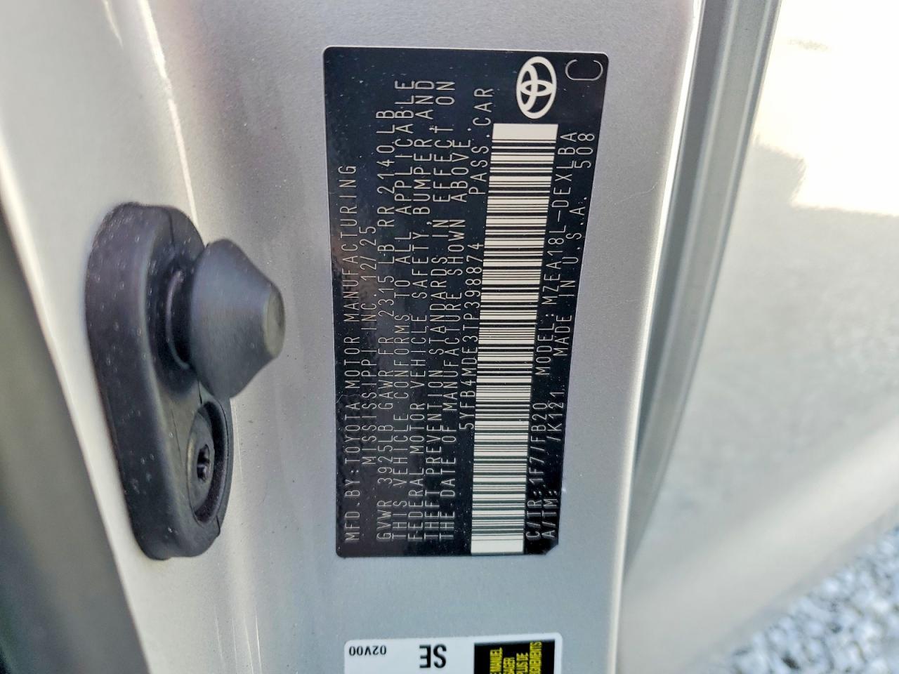 2026 TOYOTA COROLLA