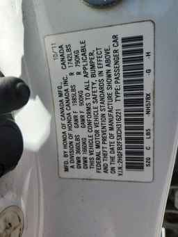2012 HONDA CIVIC