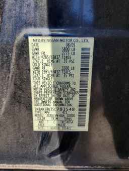 2005 NISSAN PATHFINDER