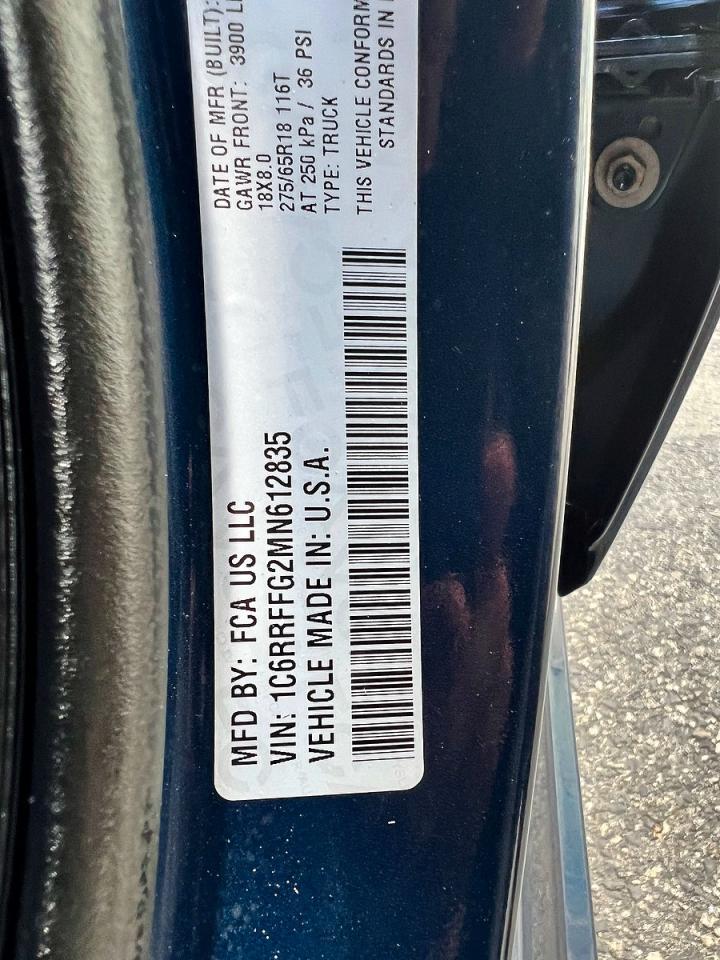 2021 RAM 1500