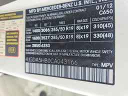2012 MERCEDES-BENZ ML-Class