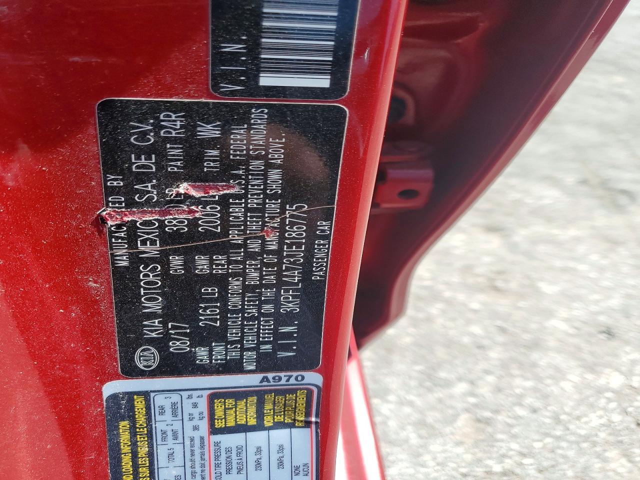 2018 KIA FORTE