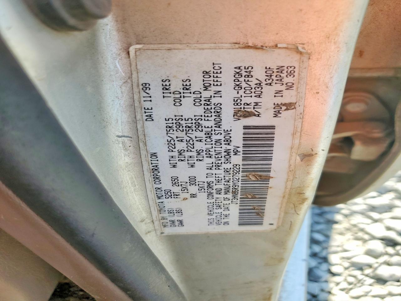 2000 TOYOTA 4Runner