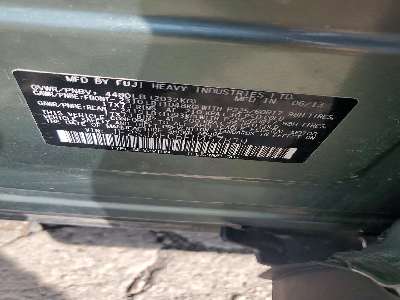 2014 SUBARU FORESTER