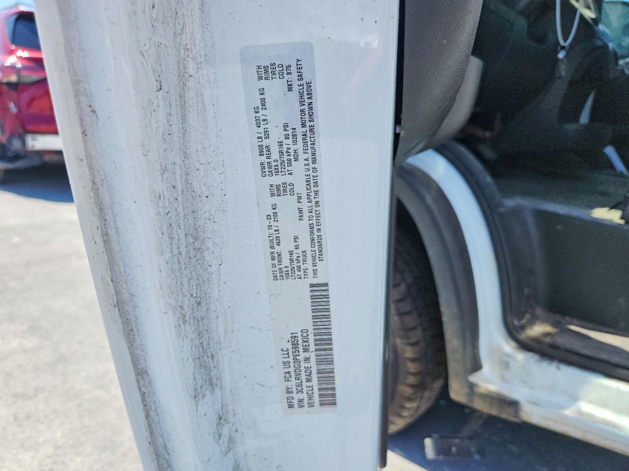 2023 RAM ProMaster 2500