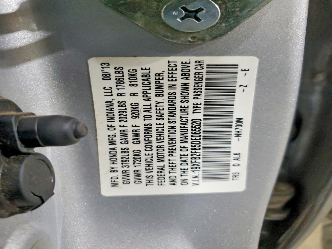 2013 HONDA CIVIC